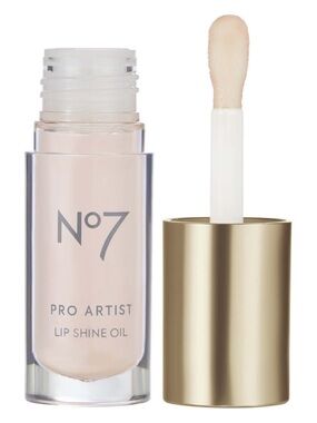 NWT No7 NO 7 PRO ARTIST PEACH GLAZE LIP SHINE LIP OIL